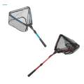 Fishing Mesh Net Fishing Accessories Lightweight Landing Net Fishing Collapsible Fish Net for Catfish Trout Freshwater Saltwater Sea Fishing.