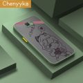 Chenyyka For Samsung J5 2015 Samsung J5008 Samsung J5009 Case Fashion Line Girl Pattern Thin Shockproof Frosted Transparent Hard Cases Silicone Phone Cases. 