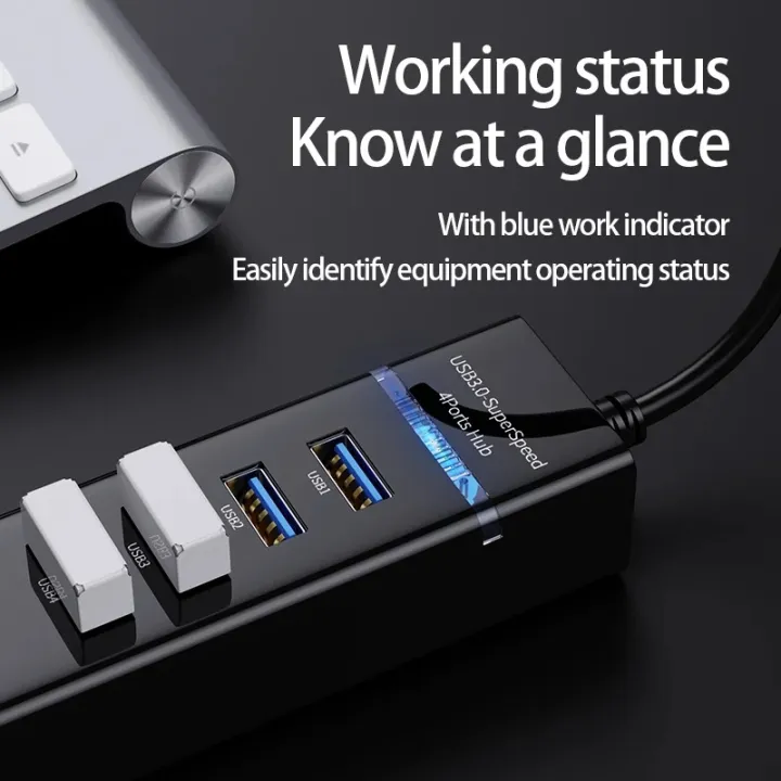 Usb3.0%20Hub%204-Port%20High-Speed%20USB%20Splitter%20for%20Hard%20Drives%20USB%20Flash%20Drive%20Mouse%20Keyboard%20Extend%20Adapter%20Usb%20Hub%20Pc%20Accessories%20-%20Image%204