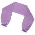 Women Long Sleeve Chiffon Shrug Black Flower.