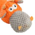 Dog Squeaky Toy, Teeth Cleaning Interactive Safe Easy To Clean Stuffed Puppy Plush Toy Bite Resistant Relieve Boredom for Pets for Outdoor. 
