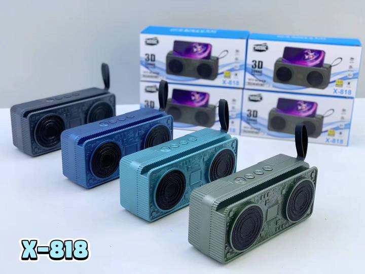 X-818%20Bluetooth,%20USB,%20TF%20Card%20&%20FM%20Radio%20Supported%203D%20Sound%20Loud%20&%20Clear%20HiFi%20Audio%2010W%20Wireless%20Speaker%20-%20Image%208