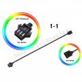 JST SM Adapter Cable RGB Transfer 4Pin 3Pin ARGB JST-3P SM3P JST-4P SM4P EL Wire Cord Male/Female MB AURA SYNC Line. 