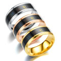 Smart Sensor Body Temperature Ring Stainless Steel Classic Wedding Couple Waterproof Temperature Ring Jewelry Gift. 