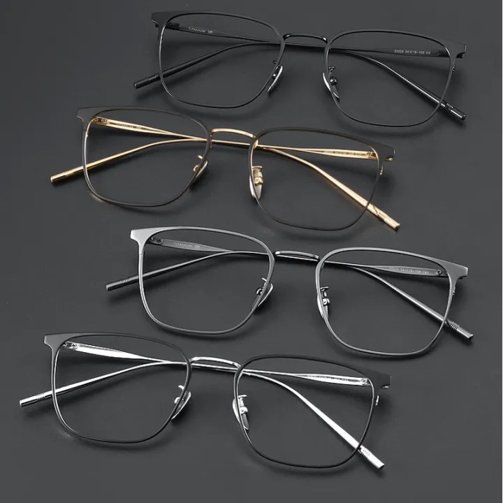 Ultra%20Light%20Pure%20Titanium%20Myopia%20Glasses%20Frame%20for%20Men's%20Business%20Retro%20Casual%20Square%20Eyeglasses%20-%20Image%203