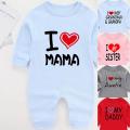 Romper for New Born Baby Items Baby Girls Clothes Winter Cotton I Love Mama Baby Clothes Newborn Boy Outfits Costume Auntume. 