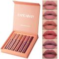6Pcs/Box Lipstick Set Make Up for Women Matte Lipsticks Waterproof Long Lasting Korean Makeup Cosmetics Gifts Wholesale 2024 New. 