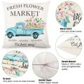 Spring Pillow Covers 18X18Inch Throw Pillow Case Set of 4,Home Decor.