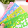 【3C VictoryEagle】4Pcs Multi DIY Art Drawing Template Ruler Stationery random.