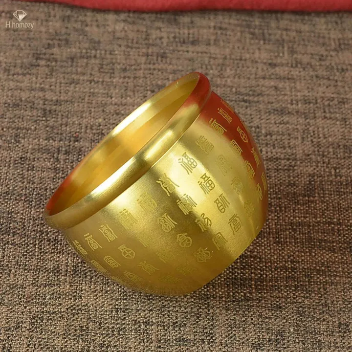 2x%20Brass%20Feng%20Shui%20Bowl%20Wealth%20Chinese%20Traditional%20Lucky%20Cornucopia%20Statue%20Sculpture%20Lucky%20Figurine%20Folk%20Treasure%20Bowl%20for%20-%20Image%208