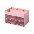 1pcs Multi Style Desktop Organizer Cute Multifunction Solid Color Desk Pen Holder School Office Stationery Storage Box. 