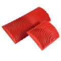 2pcs Wood Graining Grain Rubber Patin Painting Effects DIY Wall Decoration Tools. 