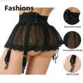 Fashions Withoutyou Panties high waist garter double row adjustable net skirt New style plus size waistband ladies panties hot lace garter buckle.