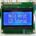 LCD 1602A Blue screen 16x2 Character LCD Display Module HD44780 Controller blue black light for arduino Pic DIY Project. 