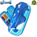 Qitong Blue Whale Big Capacity 3D Pencil Pen Case Pencil Box Office College School Large Storage High Capacity Bag Pouch Holder Box Organizer ale green Color - In Line with Current Trends. 