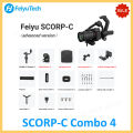 FeiyuTech Feiyu SCORP-C 3-Axis Handheld Gimbal Camera Stabilizer with Tripod Handle Grip Sony Canon DSLR Camera AK2000C 2.5kg.