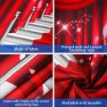 1 Piece Large Red Carpet Fabric Red Curtain Backdrop Banner Photography Backdrop Photo Background Studio Prop for Decorations. 