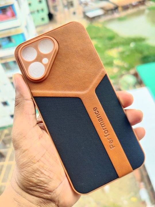 For Tecno Pova Curve 2 PULOKA Leather protective soft back cover With leather textur Phone Back Cover