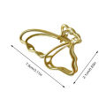 Temperament Gold Grab Butterfly Hair Clips Elegant Vintage Headband Hair Clips MJD. 