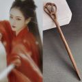 Tassel Wooden Hair Stick Retro Chinese Style Ethnic Style Hanfu Hairpin Hanfu Headwear Hair Sticks for Buns For Girl. 