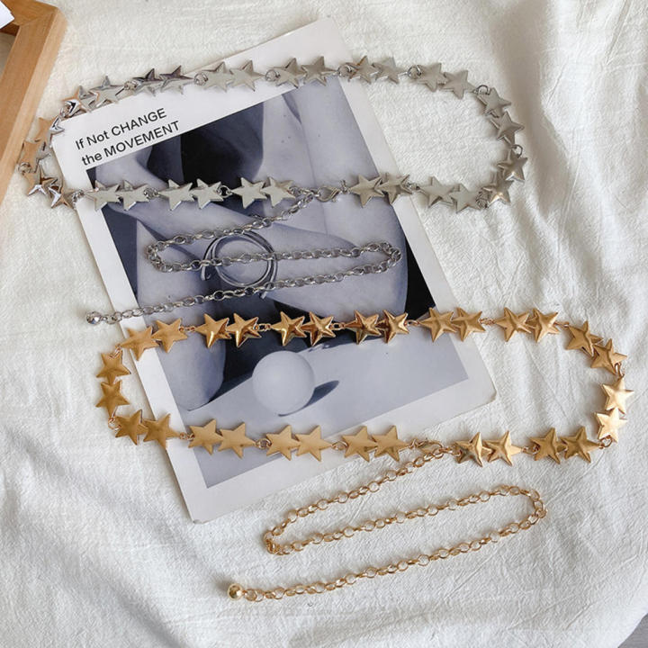 Star%20Pattern%20Chain%20Belt%20Versatile%20Accessory%20Adjustable%20Metal%20Material%20Belly%20Chain%20Waist%20Chain%20for%20Women%E2%80%99s%20Fashion%20Casual%20Wear%20-%20Image%206