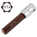 1/2-Inch Drive 14mm Hex Bit Extra Long Socket, S2 Steel(null). 