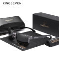 KINGSEVEN High Quality Men's Sunglasses Driving Use Polarization Anti-reflection UV400 Sports Glasses Fashion Rectangle Eyewear.