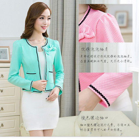 Spring%20and%20Autumn%20New%20Korean%20Style%20Slim-Fit%20Short%20Coat%20Waistcoat%20Short%20Small%20Suit%20Women's%20Jacket%20All-Matching%20Shawl%20-%20Image%207