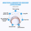 6 Pcs Guitar Strings Replacement Phosphor Bronze Acoustic Guitar Strings Musical Instrument Accessories Parts For 6 String Guitars.