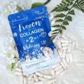 Frozen Collagen 2 In 1 WHITENING X10 CAPSULES 60PCS Made in Thailand. 