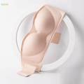 Women Strapless Bra Push up Bra with Transparent Strap Breast Lift Bra Underwear Seamless Invisible Bra Bralette Bra for Party Girl Everyday ,. 