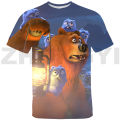 Cute Cartoon Grizzy and The Lemmings T-shirt Kids Summer Casual 3D Hop Men T Shirt Streetwear Oversized T Shirt. 
