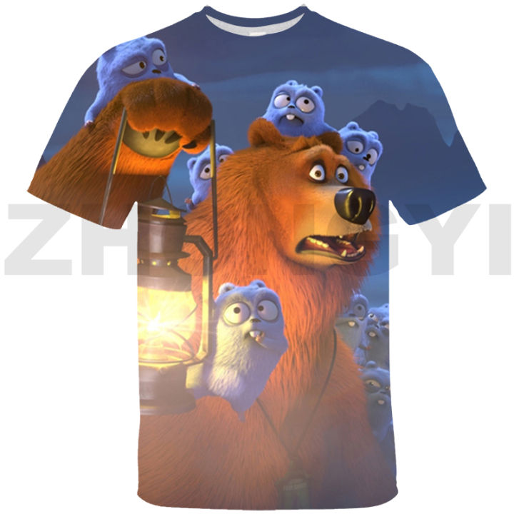 Cute%20Cartoon%20Grizzy%20and%20The%20Lemmings%20T-shirt%20Kids%20Summer%20Casual%203D%20Hop%20Men%20T%20Shirt%20Streetwear%20Oversized%20T%20Shirt%20-%20Image%204