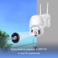 V380 C6S2X 3MP PTZ WIFI IP Camera Waterproof Outdoor Color Night Vision Two-Way Talk Camera. 