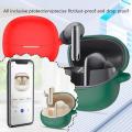 QCY MeloBuds Pro Only cover Premium Artificial Carrying cover Shockproof Earbuds Cover Box For Buds Soft Silicone Bluetooth Headphone Cover.