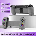 D8 Telescopic Game Controller RGB Light Mobile Phone Gamepad BluetoothCompatible with 6-axis Gyro for Android iOS PS3 PS4 Switch.