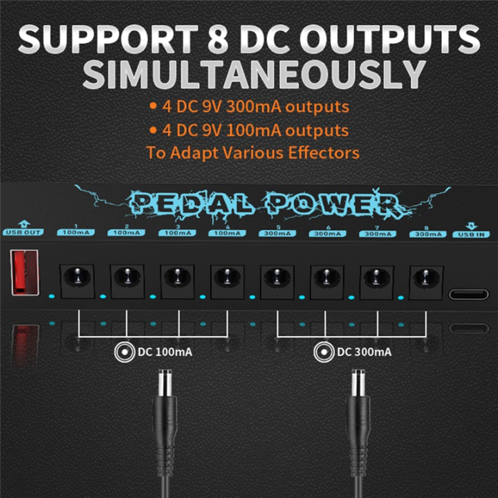 PEDAL%20POWER%20Guitar%20Pedal%20Power%20Guitar%20Effector%20Power%20Supply%208%20Isolated%20DC%20Output%20Guitar%20Effect%20Pedal%20Guitar%20Replacement%20Parts%20Accessories%20-%20Image%206
