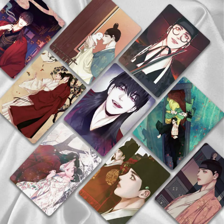 55%20Pcs/Set%20Korean%20Manhwa%20The%20Ghosts%20Nocturne%20Laser%20Lomo%20Card%20Jaesgin%20Nok%20Comic%20Character%203%20Inch%20Photocard%20Cosplay%20Gift%20-%20Image%204