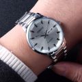 Dinuo-8053 Men's Watch Dual Calendar Business and Leisure Versatile Night Glow Fashion Watch Trend.