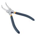 TOLSEN 7" Internal Circlip Pliers, Bent (180mm, 7 inch) Dipped Handle Model: 10082. 