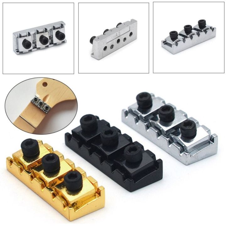 Floyd Rose Tremolo Parts with Allen Wrench Guitar String Locking Nut Zinc Alloy Mounting Screws Electric Guitar Locking Nut High Quality 42mm Electric Guitar