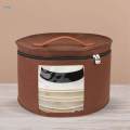 Hat Storage Box Portable Foldable Stackable Hat Box Round Caps Boxes for Clothes Closet Organizer. 