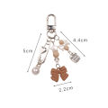 Elegent Luxury Bowknot Pearl Keychain For Girl Women Sweet Cool Key Chains Creative Cute Car Bag Pendent Decoration Accessories ANLAN. 