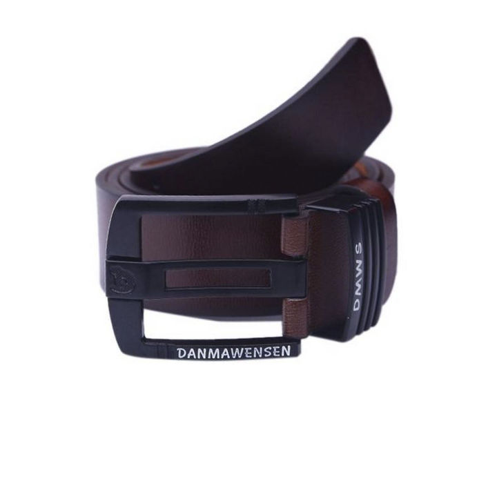 Brown Leather Formal Belt For Men