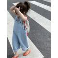 Children's Jumpsuit Summer2023New Boys and Girls Light Color Denim Suspender Pants Baby Retro Korean Children's Clothing Fashion. 