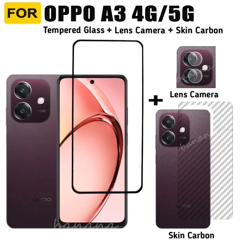3-Layer Tempered Glass Camera Lens Protector For OPPO FIND X3 PRO - Ultra Clear Transparent Film