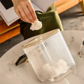 1 Piece Mini Desktop Small Trash Can Plastic Bedroom Bathroom Clean Workspace Wastebasket Garbage Bin,Black.
