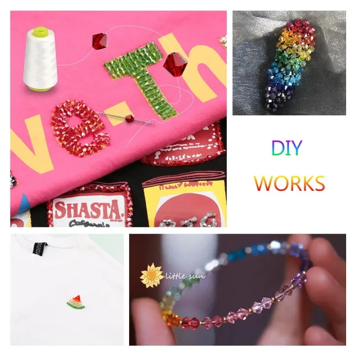 600pcs/lot%204mm%20Plated%20Color%205238%20Bicone%20Beads%20Loose%20Spacer%20Beads%20Austria%20Jewelry%20Beads%20for%20Sewing%20Diy%20Supplies%20Jewelry%20Making%20-%20Image%205