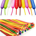 GC 260q 100pcs Long Balloons Kit 1.8g Thickened Latex Skinny Balloons For Birthday Party Wedding Christmas Decor.
