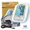 RENEVO Fully Automatic Portable Digital Blood Pressure BP Monitoring Machine with Smart MDD Technology for Most Accurate Measurement -Arm Size - 22-32cm. 